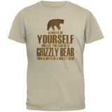 Always Be Yourself Bear Black Adult T-Shirt