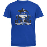 Always be Yourself Killer Whale Charcoal Grey Adult T-Shirt