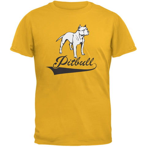 Pit Bull Gold Adult T-Shirt