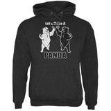 Let's Make A Panda Funny Charcoal Heather Adult Hoodie