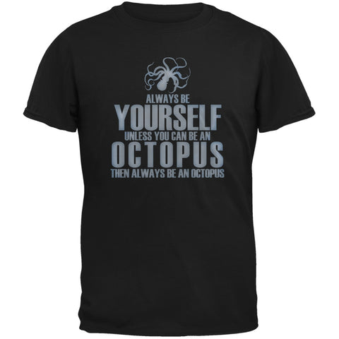 Always Be Yourself Octopus Black Youth T-Shirt