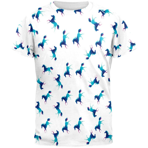Rainbow Horse All Over Adult T-Shirt