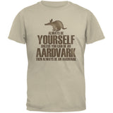 Always Be Yourself Aardvark Black Adult T-Shirt