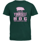 Always Be Yourself Hog Forest Green Youth T-Shirt