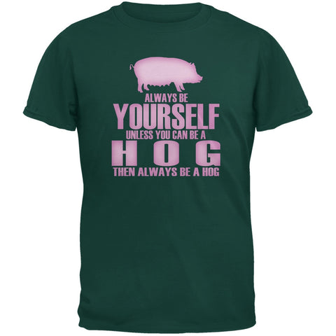 Always Be Yourself Hog Forest Green Youth T-Shirt