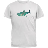 Shark Geometric White Toddler T-Shirt