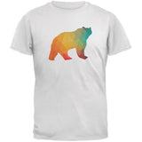 Bear Geometric Black Adult T-Shirt