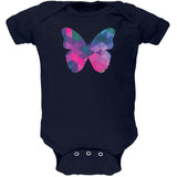 Butterfly Geometric Navy Soft Baby One Piece