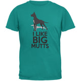 I Like Big Mutts Carolina Blue Adult T-Shirt