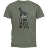 I Like Big Mutts Carolina Blue Adult T-Shirt