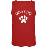 Father's Day Dog Dad Black Adult Tank Top
