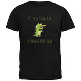 Ya I'm a Dinosaur - Goofy Black Youth T-Shirt