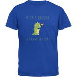 Ya I'm a Dinosaur - Goofy Black Youth T-Shirt