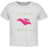 Ya I'm a Dinosaur - Pterodactyl Black Toddler T-Shirt