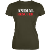 Animal Rescuer Army Juniors Soft T-Shirt