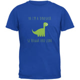 Ya I'm a Dinosaur - Brachiosaurus Black Toddler T-Shirt