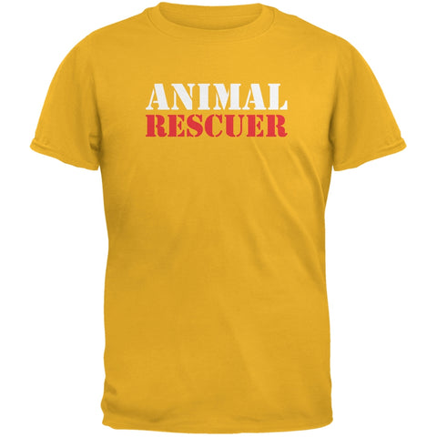 Animal Rescuer Gold Adult T-Shirt