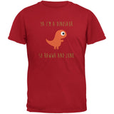 Ya I'm a Dinosaur - T-Rex Black Toddler T-Shirt