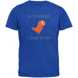 Ya I'm a Dinosaur - T-Rex Black Youth T-Shirt