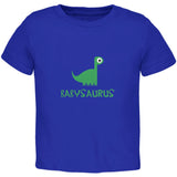 Babysaurus Father and Child Black Toddler T-Shirt