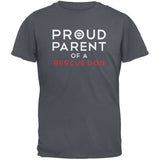 Proud Parent Of A Rescue Dog Black Adult T-Shirt