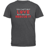Rescue Love Black Adult T-Shirt