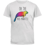 PAWS - Oh The Hue-Manatee Light Blue Adult T-Shirt