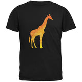 African Spirit Animal Giraffe Black Youth T-Shirt