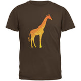 African Spirit Animal Giraffe Black Youth T-Shirt