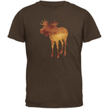 Native American Spirit Moose Black Youth T-Shirt