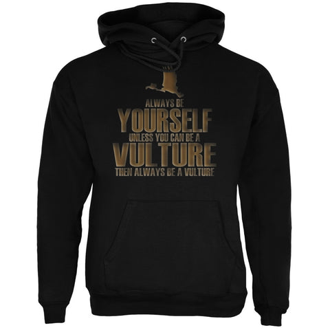 Always Be Yourself Vulture Black Adult Hoodie