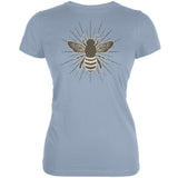 Bumble Bee Rays Bright Yellow Juniors Soft T-Shirt