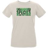 Endangered Species Problem Natural Womens Organic T-Shirt