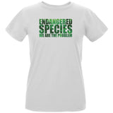 Endangered Species Problem Natural Womens Organic T-Shirt