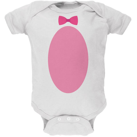 Easter - Bunny Costume White Soft Baby One Piece