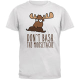 Don't Bash the Moostache Black Adult T-Shirt