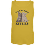 Show Me Your Kitties Turquoise Adult Tank Top