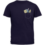 Pocket Pet Pegasus Black Adult T-Shirt