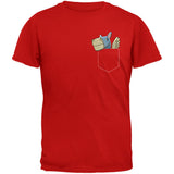 Pocket Pet Pegasus Black Adult T-Shirt