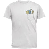 Pocket Pet Pegasus Black Adult T-Shirt