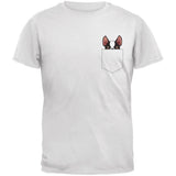 Boston Terrier Pocket Pet Black Adult T-Shirt
