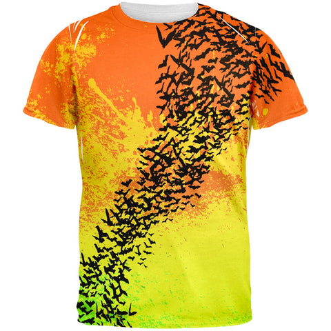 Cloud of Bats All Over Adult T-Shirt