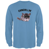 Chinchillin Chinchilla Carolina Blue Adult Long Sleeve T-Shirt