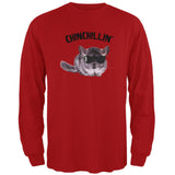 Chinchillin Chinchilla Carolina Blue Adult Long Sleeve T-Shirt