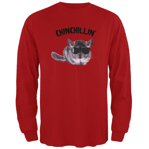 Chinchillin Chinchilla Carolina Blue Adult Long Sleeve T-Shirt