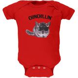 Chinchillin Chinchilla Red Soft Baby One Piece