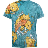 Japanese Koi Fish Tattoo Style All Over Adult T-Shirt