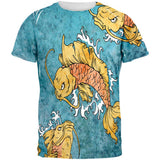 Japanese Koi Fish Tattoo Style All Over Adult T-Shirt