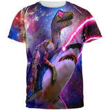 Velociraptor LaserShark All Over Adult T-Shirt