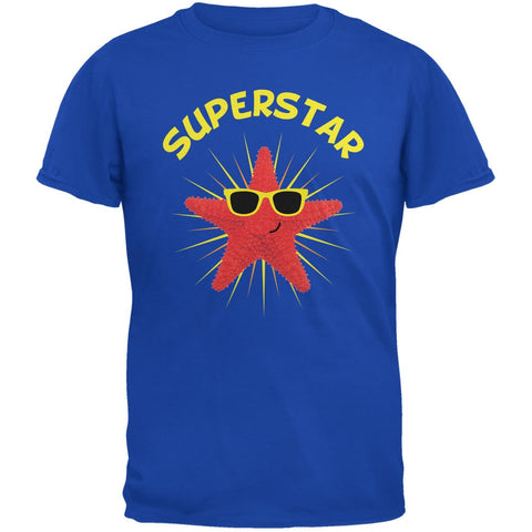 Starfish Superstar Royal Adult T-Shirt